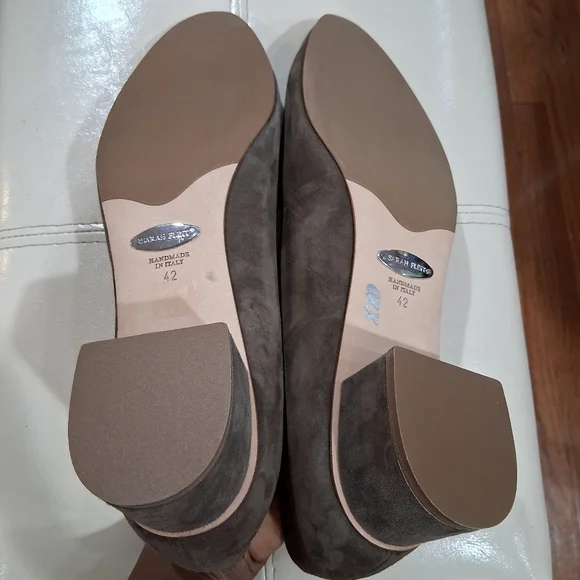 Sarah Flint Rosie Loafer in Taupe Suede Size 11 NWOT - Picture 5 of 10